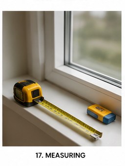 Measuring a window for fitting