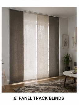 Panel track blinds style reference